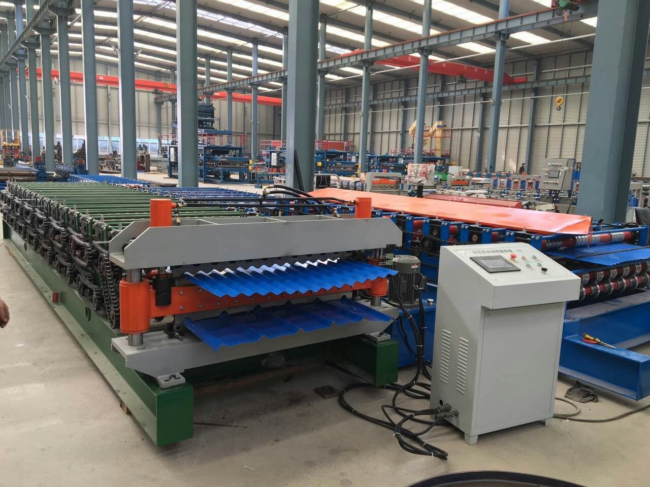 IBR and Corrugated roof sheet roll forming machine